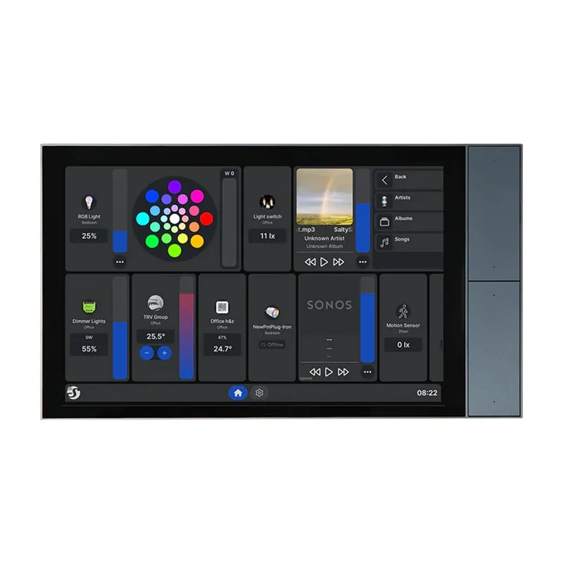 Panel sterowania 10.1” Shelly Wall Display XL WiFi/BLU (szary)